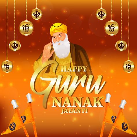 Happy guru nanak jayanti banner or heade... | Premium Vector #Freepik #vector #celebration #festival #religion #culture Blessings Always Guruji Wallpaper, Happy Gurunanak Jayanti, Happy Guru Nanak Jayanti, Friendship Day Wishes, Nanak Jayanti, Parent Teacher Communication, Sai Baba Hd Wallpaper, Guru Nanak Jayanti, Online Marriage