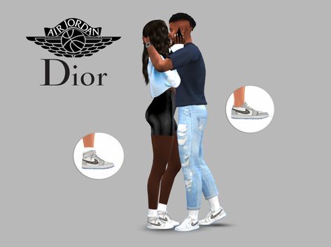 Air Dior Jordan, Air Jordan Dior, Air Dior, Sims 4 Men Clothing, Sims 4 Male Clothes, Mesh Texture, Sims 4 Family, Sims 4 Cc Kids Clothing, Play Sims 4