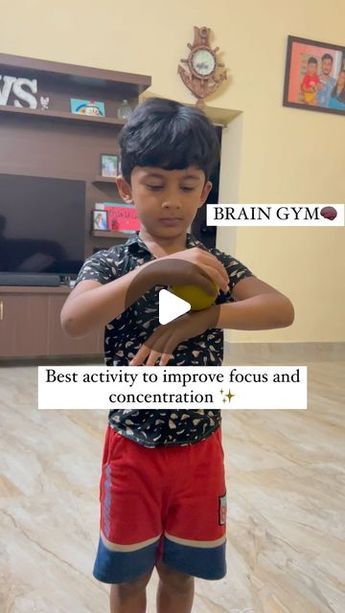 Sahithya Vetri |Parenting coach |Psychologist | Right brain on Instagram: "Best activity to improve focus and concentration ✨🧠  Brain gym exercise for kids🧠  #BrainExercise #KidsLearning #KidsBrainGames #EducationalActivities#earlylearningthroughplay   #CognitiveDevelopment #MindGamesForKids #BrainBoosters #FunLearning  #STEMActivities #EarlyChildhoodEducation  #KidsEducation  #LearningIsFun#brainteaser #braingym" Brain Gym Worksheets, Brain Gym Activities, Mind Games For Kids, Kids Brain Games, Concentration Activities, Parenting Coach, Brain Gym Exercises, Brain Gym For Kids, Kindergarten Math Worksheets Addition