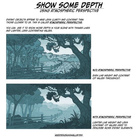 Chris Tsirgiotis (aka skulptduggery) (@ChrisTsirgiotis) / Twitter Illusion Of Depth, Bg Design, Art Advice, Digital Painting Techniques, Drawing Prompt, Digital Painting Tutorials, Art Practice, Environment Concept Art, Art Tutorials Drawing