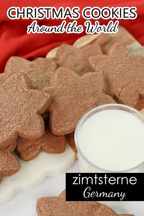 Cookies Around The World, Recipe Christmas Cookies, Christmas Learning Activities, German Christmas Traditions, Christmas Cookies Kids, Traditional Christmas Food, German Christmas Cookies, International Christmas, Star Shaped Cookies