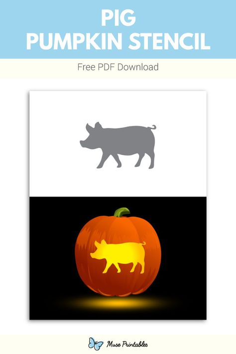 Pig Pumpkin Carving, Unicorn Pumpkin Stencil, Pig Pumpkin, Princess And Unicorn, Printable Pumpkin Stencils, Pumpkin Stencils Free, Pumpkin Cravings, Printable Princess, Unicorn Pumpkin