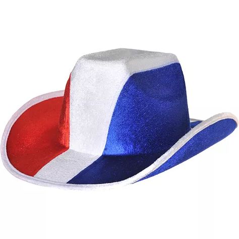 4th of July Party Supplies & Decorations | Party City Blue Cowboy Hat, Easter Bunny Costume, Halloween Kit, Halloween Costume Shop, Cowboy Party, Halloween Store, Sports Themed Party, Halloween Fancy Dress, Vintage Cowboy