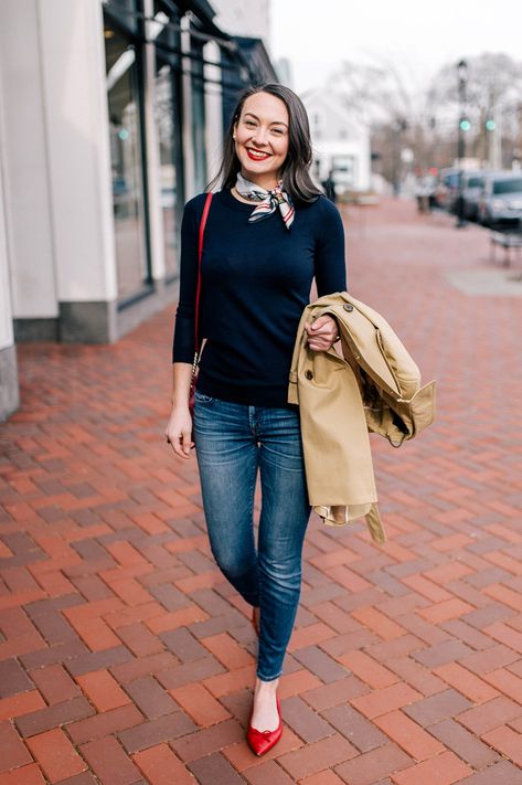 Carly Heitlinger, Carly The Prepster, Red Shoes Outfit, Casual Chique Stijl, Preppy Mode, Stile Preppy, Chique Outfit, Outfit Chic, Stil Inspiration