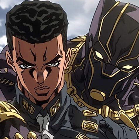 RetroRen Labs on Instagram: "Black Panther in the Animeverse 👀" Black Characters Anime, Black Panther Pfp, Black Panther Oc, Black Panther Aesthetic, African Animation, Black Pfp Icon, Black Super Hero, Cool Cartoon Drawings, Black Samurai