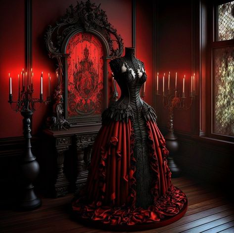 𝕸𝖗𝖘.𝕮𝖍𝖆𝖗𝖒𝖎𝖓𝖌𝕽𝖔𝖘𝖊 (Posts tagged vampire) Deep Red Velvet Bridesmaid Dresses, Vamp Dress, Vampire Wedding, Dark Wedding Theme, Vampire Dress, Best Wedding Dress, Red Gothic, Goth Wedding, Dark Wedding