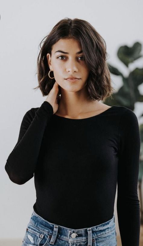 Hairstyle Tips, Haircuts Ideas, Shoulder Length Hair Cuts, Short Hair Haircuts, Shoulder Length Hair, Short Hairstyles For Women, Hair Dos, Hair Day, Wavy Hair