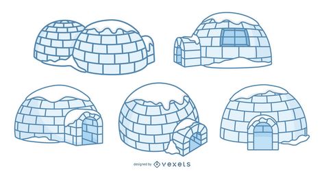 Igloos illustration set #AD , #Affiliate, #affiliate, #set, #illustration, #Igloos Igloo Tattoo, Igloo Illustration, 3d Modeling Tutorial, Vector Graphics Design, Bullet Journal Themes, House Drawing, Journal Themes, Educational Projects, Templates Printable Free