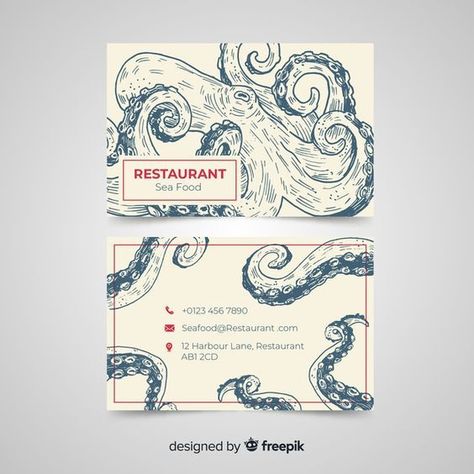 Restaurant Business Cards, Poster Graphic Design, Art Business Cards, Buisness Cards, Graphic Design Business Card, Graphisches Design, Restaurant Business, Business Card Design Creative, Graphic Design Business