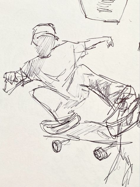 Traditional Art Drawing, Sketch Traditional, Skater Art, Sketchbook Portrait, Human Figure Sketches, Person Drawing, Body Drawing Tutorial, Portrait Sketch, Skate Art