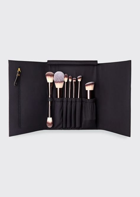 C589U Hourglass Cosmetics Vegan Brush Travel Set - Limited Edition Pink Office Chair, Skincare Gifts, Hourglass Makeup, Hourglass Cosmetics, Makeup Accesories, Pink Office, Vegan Cosmetics, Skincare Gift Set, Skin Care Gifts