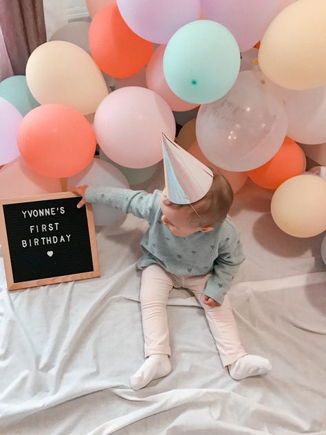 #balloons #pastelcolor #pastel #cupcakes #letterboard Letterboard First Birthday, 1st Birthday Letterboard, Birthday Letterboard, Pastel Cupcakes, 1st Birthday Party, 1st Birthday Parties, First Birthday, Letter Board, Pastel Colors