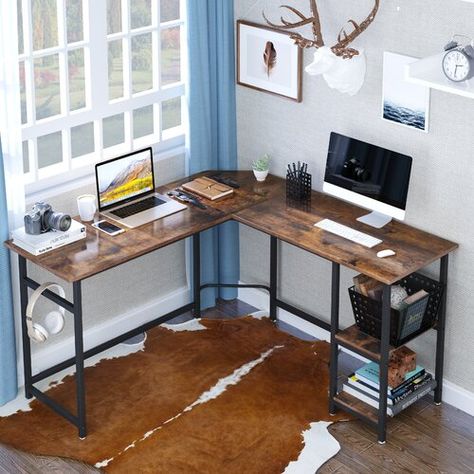 T Shape Desk, L Shaped Desk With Storage, Two Person Desk, Double Desk, Computer Desks For Home, Corner Computer Desk, L Shaped Desk, Office Furniture Desk, Home Office Space