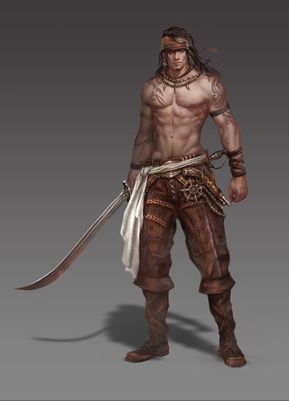 Hommes de Cody Pirate Art, Prince Of Persia, Dungeons And Dragons Characters, Fantasy Male, Fantasy Warrior, Arte Fantasy, Character Design Male, Fantasy Rpg, Fantasy Inspiration