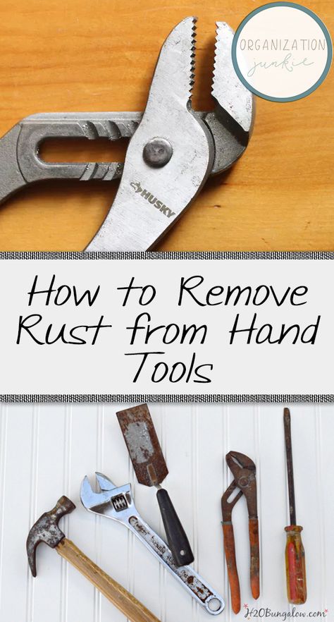 Cleaning Rusty Tools, Rusty Tools, Remove Rust Stains, Life Hacks Cleaning, Removing Rust, Cleaning Diy, Rust Remover, Remove Rust, Rust Removal