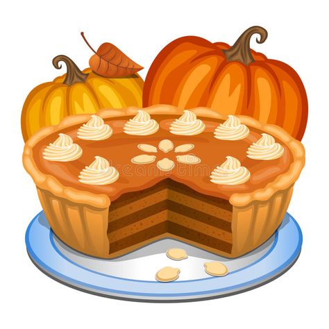 Pumpkin pie with white creme and orange pumpkin. Pumpkin pie for Thanksgiving. V #Sponsored , #ad, #Sponsored, #pie, #pumpkin, #Thanksgiving, #white Pumpkin Pie Illustration, Pie Clipart, Pie Illustration, Happy Thanksgiving Clipart, Thanksgiving Vector, Pie For Thanksgiving, Pie Drawing, Thanksgiving Drawings, Pies Art