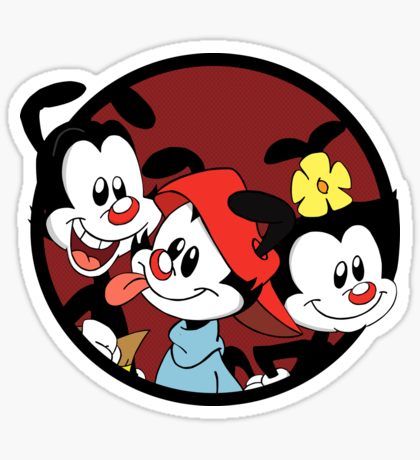 Yakko Wakko And Dot, 90s Stickers, 90's Stickers, Tumblr Stickers, Classic Cartoon Characters, 90s Cartoons, Cartoon Stickers, Old Cartoons, Stickers For Sale