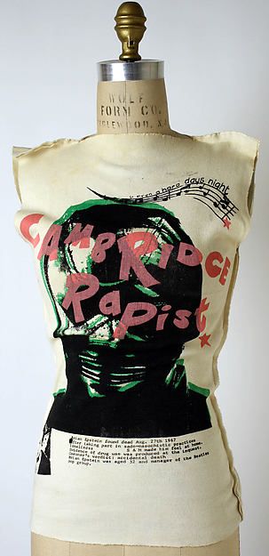 70s Vivienne Westwood, Vivienne Westwood Punk, Punks 70s, Punk Tshirt, Cut Up Shirts, Punk Women, Punk Looks, Punk Shirt, Anti Fashion