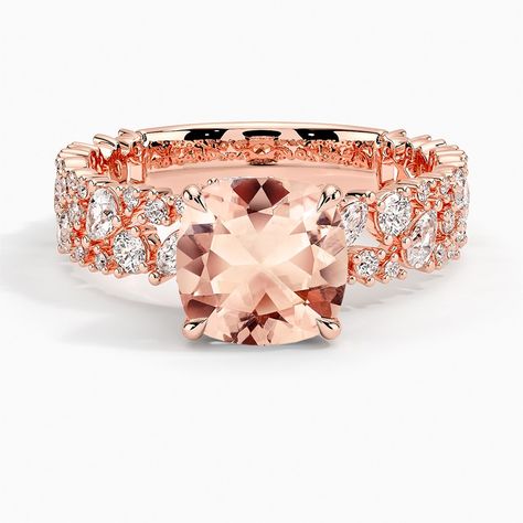 Shop Morganite Engagement Rings | Brilliant Earth Ring Style Guide, Brilliant Earth Rings, Tacori Engagement Rings, Wedding Band Styles, Diamond Earrings Design, Trending Engagement Rings, Rose Gold Morganite, Heart Engagement Rings, Ring Trends