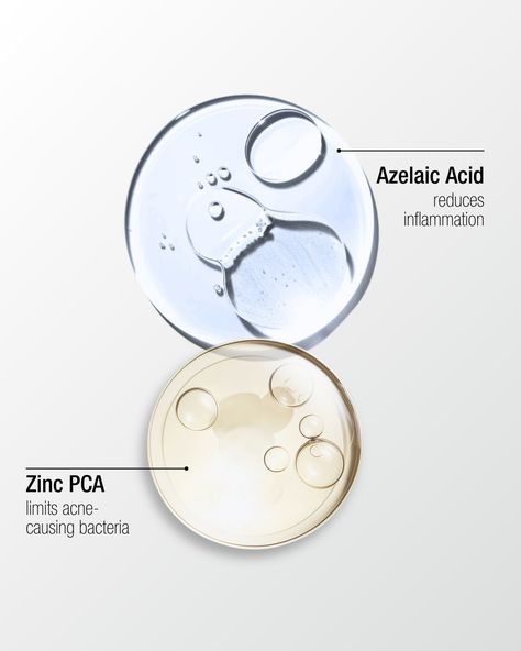 Your acne fighting ingredient duos: Salicylic Acid + Bakuchiol - Reduces oil production, clears pores. Glycolic Acid + Niacinamide - Renews skin and Fades spots. Azelaic Acid + Zinc PCA - Limits acne causing bacteria. Skincare science made easy with Perdura. [Perdura Therapeutics, Skin science, Precision skincare, Dermatologically approved, Science driven skincare, Skin health, Acne Skincare] Skincare Science, Acne Skincare, Skin Science, Clear Pores, Azelaic Acid, Oil Production, Interior Design Business, Glycolic Acid, Skin Care Acne