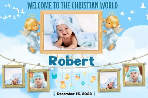 1,350+ Free Templates for 'Christening tarpaulin layout' Christening Tarpaulin Layout, Christening Tarpaulin, Welcome To Christian World Tarpaulin, Tarpaulin Layout, Tarpaulin Design, Christian World, Promotional Flyers, Social Media Schedule, Dark Phone Wallpapers