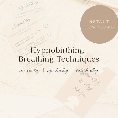 Hypnobirthing Breathing Cards | Baby Shower Gift | Natural Birth | Hypnobirthing Cards | Printable Birth Affirmation Cards Hypnobirthing Breathing, Breathing Cards, Hypnobirthing Affirmations, Birth Affirmations, Crawling Baby, Serving Others, Sweet Boy, Breathing Techniques, Hair Cover