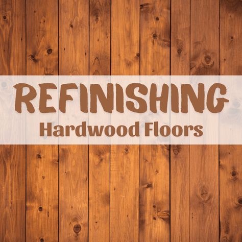 How to Refinish a Hardwood Floor | Dengarden Diy Hardwood Floor Refinishing, Diy Hardwood Floors, Floor Sanding, Diy Wood Floors, Old Wood Floors, Floor Refinishing, Refinishing Hardwood Floors, Refinishing Floors, Water Based Stain