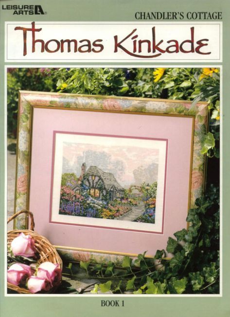 Gallery.ru / Фото #3 - Chandlers Cottage - kcx5 Thomas Kinkade Cross Stitch Patterns, Rose Arbor, Art Thomas, Color Graphing, Cottage Art, Thomas Kinkade, Leisure Arts, Cross Stitch Chart, Cross Stitch Art