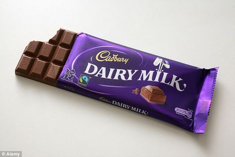 Best of British: Fans of the Cadbury's Dairy Milk in America complained, saying they preferred the UK treat to home-grown alternatives... British Chocolate, Dairy Milk Silk, Cadbury Dairy Milk Chocolate, American Chocolate, Chocolate Fan, Famous Chocolate, Dairy Milk Chocolate, Cadbury Chocolate, Cadbury Dairy Milk