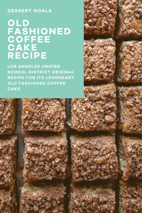 Old Fashioned Coffee Cake, Homemade Coffee Cake, Gluten Free Coffee Cake, Coffee Cake Recipe, Coffee Treats, Cake Frosting Recipe, Breakfast Sweets, Recipe Dessert, Coffee Cake Recipes