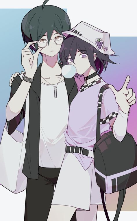 Saiouma Wallpaper Pc, Saiouma Fanart, Saiouma Comic, Kokichi And Shuichi, Pregame Saiouma, Danganronpa Fanart, Danganronpa Ships, Kokichi Oma, Shuichi Saihara