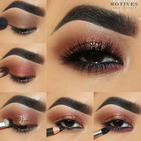 Eyeshadow For Brown Eyes: Embrace Your Inner Makeup Artist | Glaminati.com Applying Eyeshadow, Eyeshadow For Brown Eyes, Work Makeup, How To Apply Eyeshadow, Brown Eyeshadow, Red Outfit, Brown Eyes, The Queen, Makeup Ideas