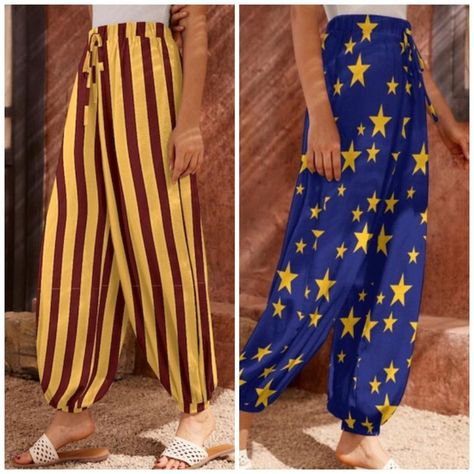 Fnaf Moondrop, Sundrop Moondrop, Fashion Goals, Cute Cosplay, Striped Pants, Beautiful Outfits, Parachute Pants, Harem Pants, Pajama Pants