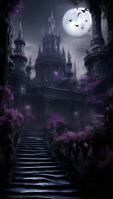 Victorian Gothic Castle, Dark Fairytale Aesthetic, Goth Castle, Gothic Landscape, Witches Castle, Castle Background, Book Cover Design Inspiration, Dark Fairytale, Dark Castle