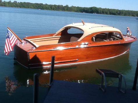 Chris Craft Wood Boats, Wooden Boats For Sale, Wooden Speed Boats, Mahogany Boat, Chris Craft Boats, Runabout Boat, Plywood Boat, Classic Wooden Boats, Wooden Boat Plans