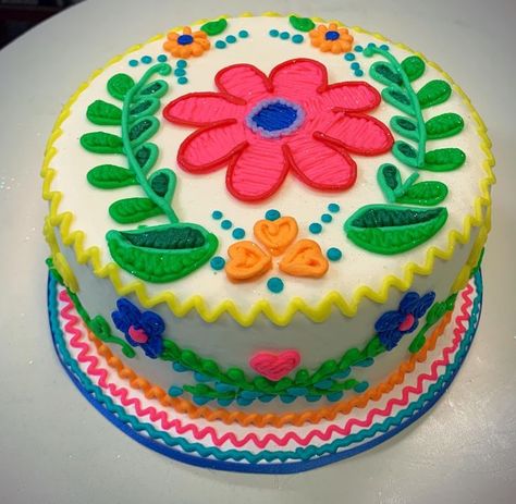 Mexican Themed Cakes, Easter Cake Designs, Mexican Cake, Breakfast Bars Recipe, Fiesta Cake, Diy Cake Decorating, Crazy Cakes, Special Occasion Cakes, Floral Cake