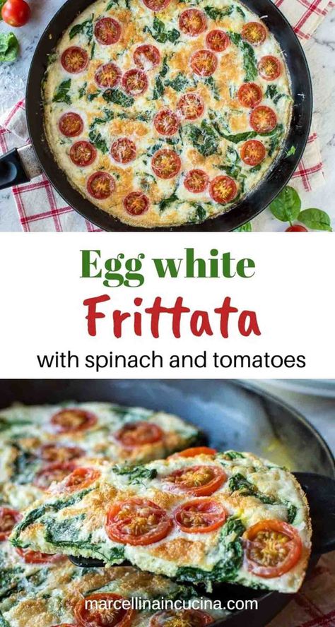 Egg White Recipes Breakfast Healthy, Egg White Frittata Recipes, Egg White Breakfast Casserole, Broccoli Cheese Frittata, Brunch Frittata, Egg White Frittata, Tomato And Egg, Egg White Breakfast, Tomato Frittata