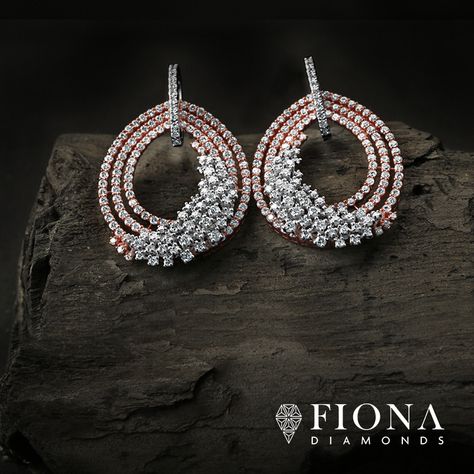 Add some glitter to your wardrobe with our lab grown diamond designer danglers made in 18kt gold with 3.95ct diamonds. . . . #labgrowndiamonds #fionadiamonds #jewelry #bloodfreediamonds #conflictfreediamonds #cvddiamonds #ecoluxury #diamonddanglers #diamondhoops #sustainablefashion #goldearrings #diamondearrings #earrings #danglers #hoopearrings Danglers Earrings Diamond, Danglers Earrings, Accessory Closet, Modern Diamond Jewelry, Diamond Danglers, Indian Jewelry Earrings, Diamond Pendants Designs, Diamond Earrings Design, Diamond Shape Earrings