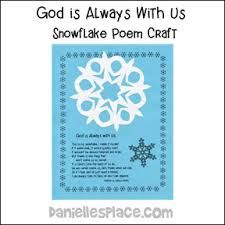 Winter Sunday School Crafts, Snowflake Poem, Relative Care, Free Sunday School Lessons, Catholic Schools Week, Toddler Bible, Christmas Sunday School, Bible Object Lessons, Children's Church Crafts