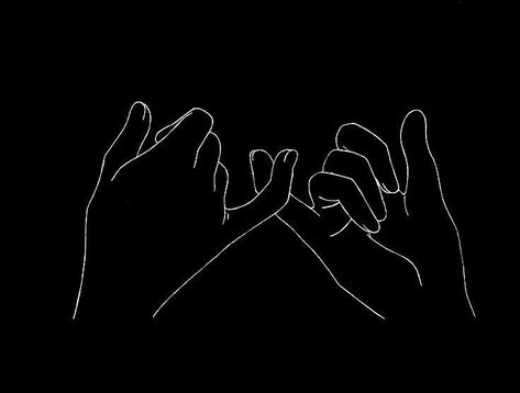 The Number 13, Number 13, Pinky Promise, Black Aesthetic Wallpaper, Tumblr Wallpaper, Hand Art, Line Art Drawings, Dark Wallpaper, Black Wallpaper