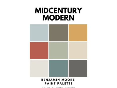 Midcentury Paint, Midcentury Modern Paint Colors, Midcentury Modern Color Palette, Mid Century Modern Color Scheme, Mid Century Modern Paint Colors, House Paint Palette, Colours That Go With Grey, Midcentury Modern House, Aegean Teal