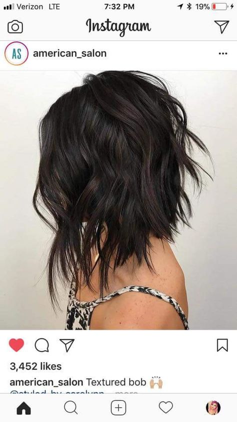 Long Angled Shaggy Bob, Angles Lob Haircut, Short Hair A Line, Shattered Bob Long, Long Layered Bob Hairstyles With Bangs, Dramatic A Line Haircut, Shoulder Length Layered Haircuts For Fine Hair, Shoulder Length Hair Edgy, Ombre Hair Color Bob