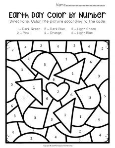 Color by Number Earth Day Preschool Worksheets Recycling Symbol Earth Day Preschool Activities, Brownie Crafts, Earth Day Worksheets, Earth Day Coloring Pages, Earth Week, Earth Day Projects, Preschool Colors, Earth Day Crafts, Printable Preschool Worksheets