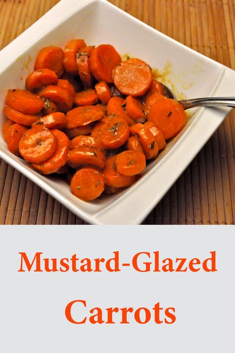 Mustard Carrots, Brown Sugar Roasted Carrots, Brown Sugar Carrots, Brown Sugar Glazed Carrots, Easy Dinner Sides, Boil Carrots, Sugar Carrots, Glazed Carrots Recipe, Candied Carrots