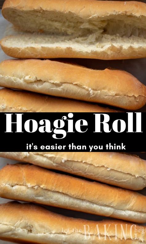 How To Make Sandwich Rolls, Homemade Hohos Swiss Rolls, Easy Hoagie Rolls, Home Made Hoagie Rolls, Soft Hoagie Roll Recipe, How To Make Hoagie Rolls, Small Batch Hoagie Rolls, Homemade Hogue Rolls, Homemade Grinder Rolls