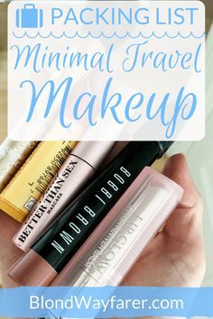 minimal travel makeup | travel and beauty | makeup packing list | sephora packing list | favorite beauty products | travel beauty products Makeup Packing List, Travel Beauty Essentials, Minimal Travel, Travel Necessities, Minimal Makeup, International Travel Tips, Makeup Travel, Travel Products, Packing List For Travel