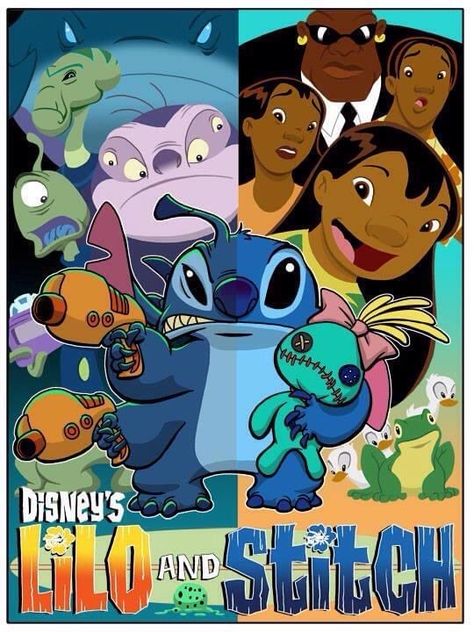 Lilo And Stitch 2002, Pocket Princesses, Lilo Et Stitch, Disney Posters, Cute Office, Before Midnight, Disney Lilo, Stitching Art, Disney And Dreamworks