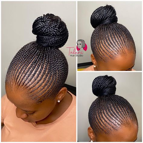 Free Hand Braids For Black Hair, Free Hand Hairstyles African Natural Hair, Freehand Hairstyle For Black Women, Free Hand Plaiting Natural Hair, Braided Bun Black Hair, Free Hand Hairstyles, Braided Cornrows, Blonde Braiding Hair, Natural Hair Flat Twist