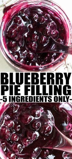 Easy Blueberry Pie Filling, Blueberry Pie Filling Recipes, Easy Blueberry Pie, Homemade Blueberry Pie, Blueberry Desserts Recipes, Pie Filling Recipes, Blueberry Pie Filling, Blueberry Desserts, Easy Blueberry