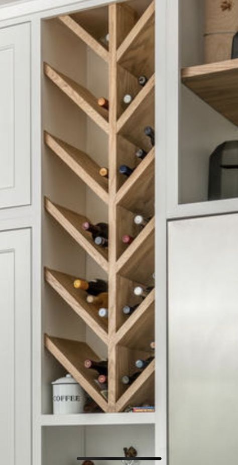 Wine Bar In Pantry, Pantry And Wine Storage, Katie Singletary, Botelleros Ideas, Pantry Wine Storage, Semi Handmade, Kitchen Racks, Home Wine Cellars, Pantry Remodel